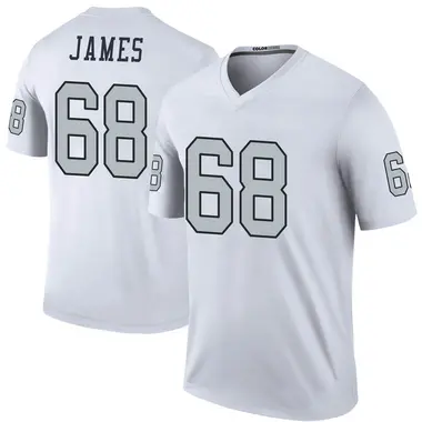 Men's Andre James Las Vegas Raiders Color Rush Jersey - Legend White Big & Tall