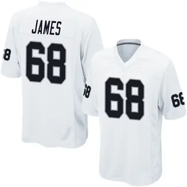 Men's Andre James Las Vegas Raiders Jersey - Game White