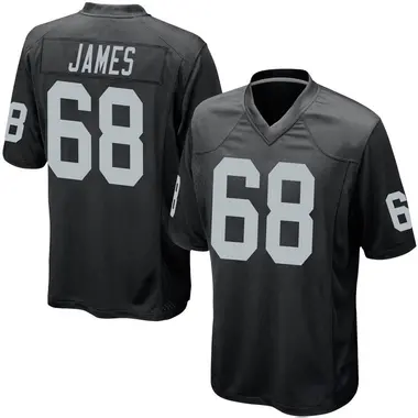 Men's Andre James Las Vegas Raiders Team Color Jersey - Game Black